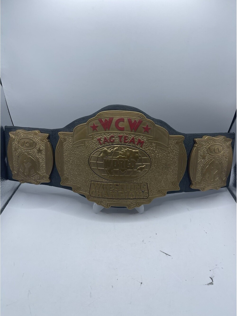WCW Tag TeamWorld Wrestling Championship Belt 1999 Time Warner Company